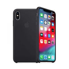 Funda silicone case Apple iphone xs- negra