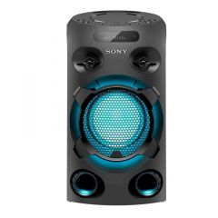 Minicomponente Vertical Sony MHC-V02 | Bluetooth | Luz de parlante | Fiestable | Negro