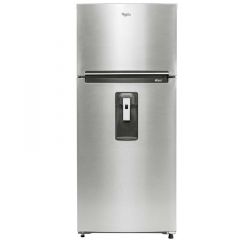 Refrigerador Top Mount 17 P3 Whirlpool | Xpert Energy Saver | Dispensandor de Agua Manual | Anti-huellas | 10 Años de Garantía en Compresor | Gris Acero 