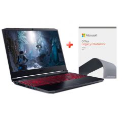 BUNDLE KIT ACER | INTEL CORE I7 10750H DE 2.6GHZ.| 16GB RAM | 512GB SSD EXP. | 15.6¨ PANTALLA  + MICROSOFT OFFICE HOME AND STUDENT