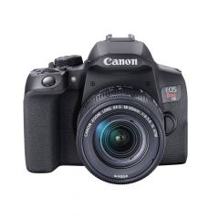 Canon EOS Rebel T8i | EF-S 18-55MM IS STM | Camara 24.1mp | Digic 8 | 4K | Pantalla Rotatica Tactil de 3.2 | WIFI | BLUETOOTH | 7.0CPS | ISO 25600-121800 | Deteccion Af de ojos | Negro