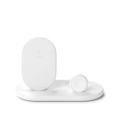 Belkin | 3in1 Wireless charger | 7.5W phone  Apple watch  Airpods| Blanco
