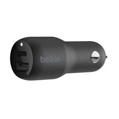 Belkin | Car Charge | 32W | AC | USB C | 20W  | USB A | 12W | Negro