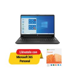 Bundle Kit HP Laptop 15-gw0501la (4A4S3LA) | AMD 3020e | 4GB Ram | 128GB SSD | 15.6" Pantalla + Microsoft Office 365 Personal