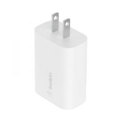 BELKIN 25W AC CHARGER USB C PD 3 0 PPS WALL CHARGE BLANCO
