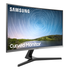 Monitor Samsung 27" CR500 | Pantalla Curvo 1800R | 3000:1 | AMD Radeon FreeSync | Diseño sin bisel de 3 lados | Negro