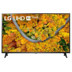 TV LG LED UHD AI ThinQ 65'' UP75 4K Smart TV, Procesador α5 AI Negro