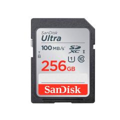 SANDISK 256GB MEMORIA SD HC ULTRA 100mbs para Camaras