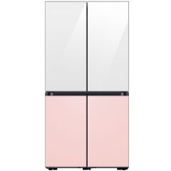 Samsung Refrigerador BESPOKE T STYLE  | 23 Pies | 620lts | 4 Puertas | Flex Zone | 3PLE | Cooling Metal | Wi-Fi Integrado |  Blanco/Rosado 