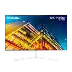 Samsung Monitor | Curvo UHD De 32" | Con Mil Millones De Colores |  Pantalla Curva 1500R  Líder En La Industria | Blanco